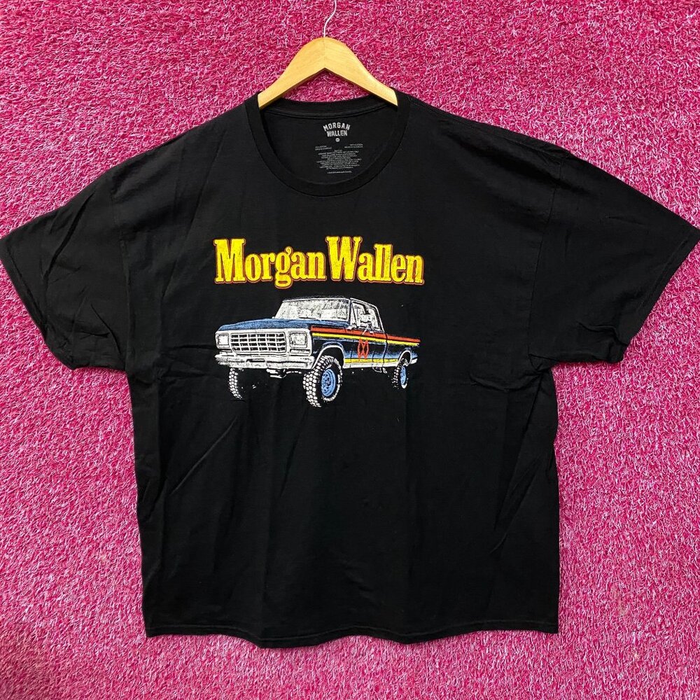 Morgan Wallen Dangerous The Double Album Silverado Vintage Style Pickup Truck T-